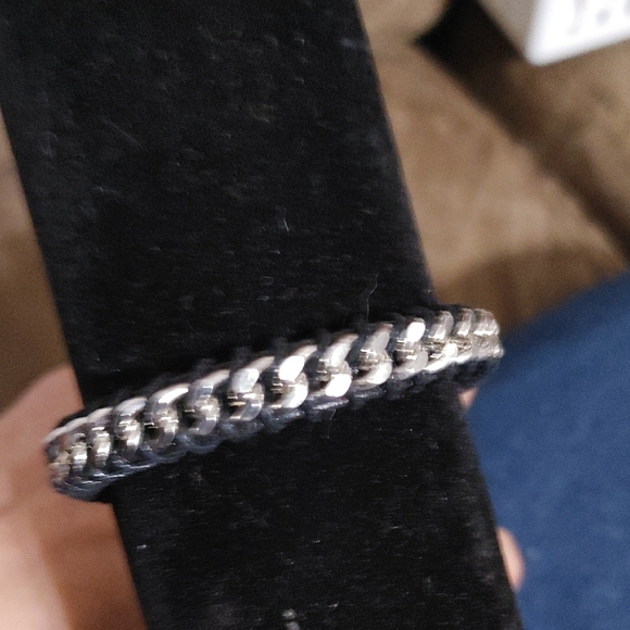Silver Chain Men's Bracelet - Picture 1 of 1